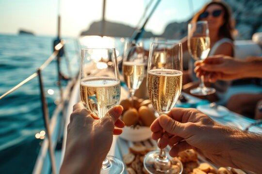 Aperitivo in barca a vela