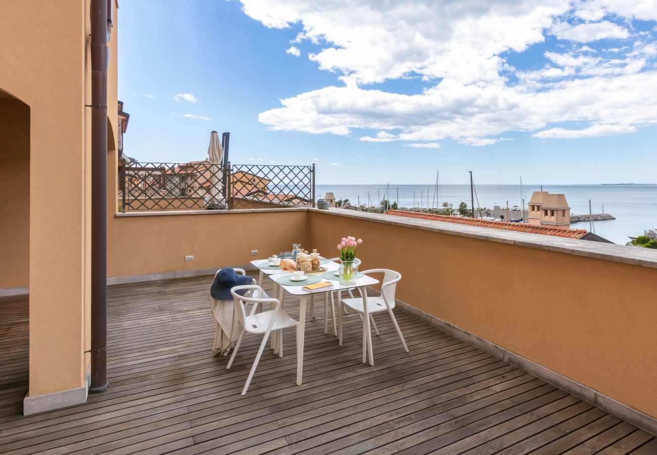 Ferienwohnung in Duino-Aurisina - Tramonto sul mare - Portopiccolo Apartments
