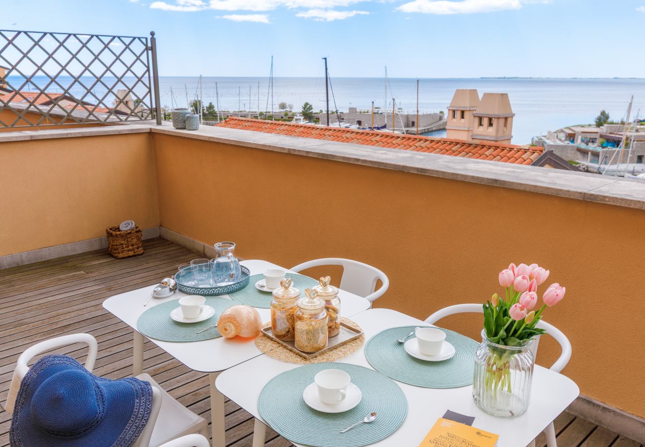 Ferienwohnung in Duino-Aurisina - Tramonto sul mare - Portopiccolo Apartments