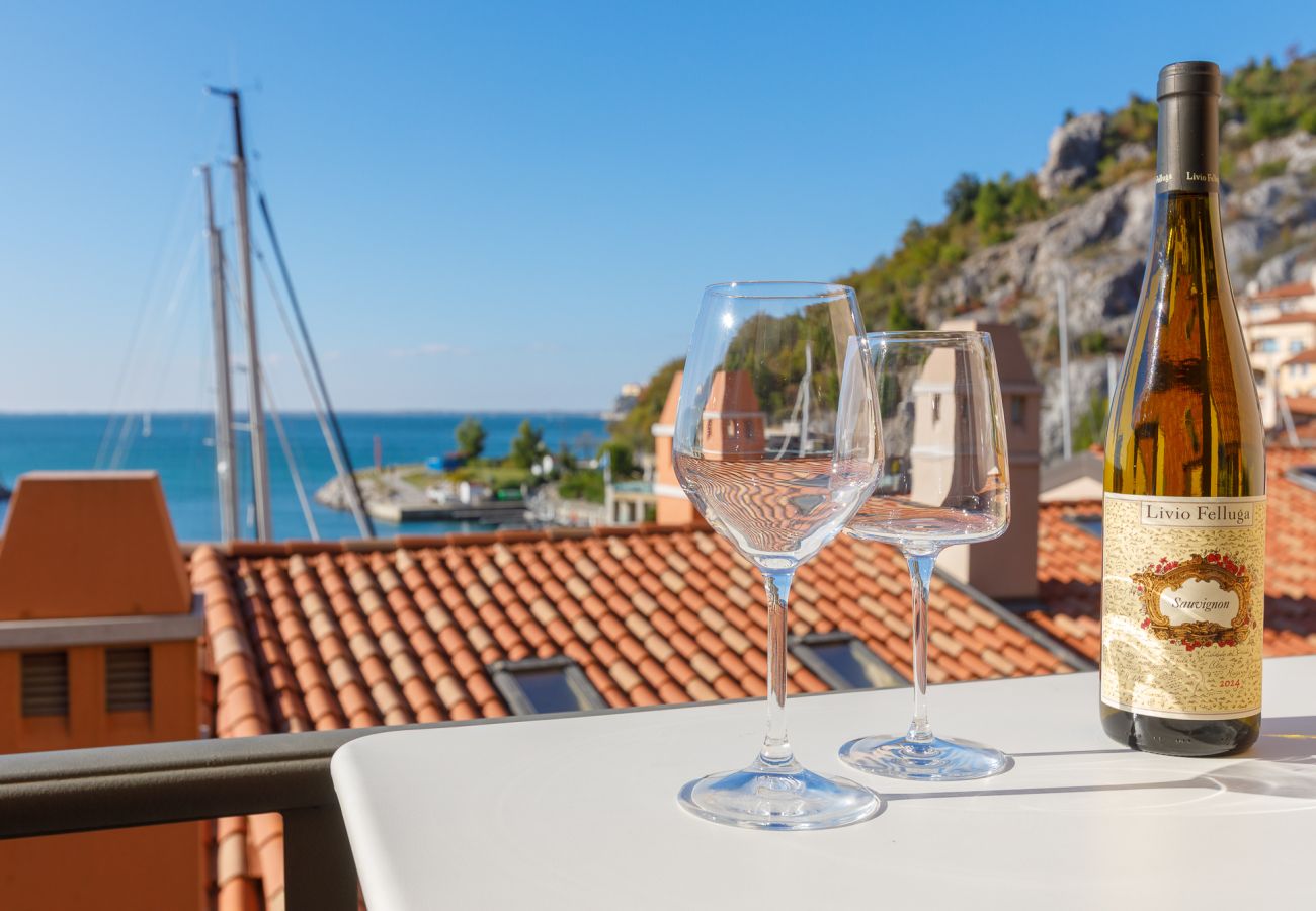 Ferienwohnung in Duino-Aurisina - Finestra sul golfo - Portopiccolo Apartments